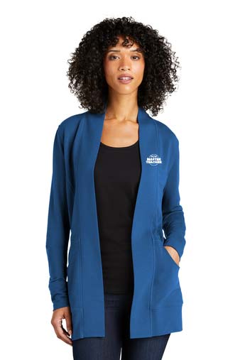 Ladies Microterry Cardigan